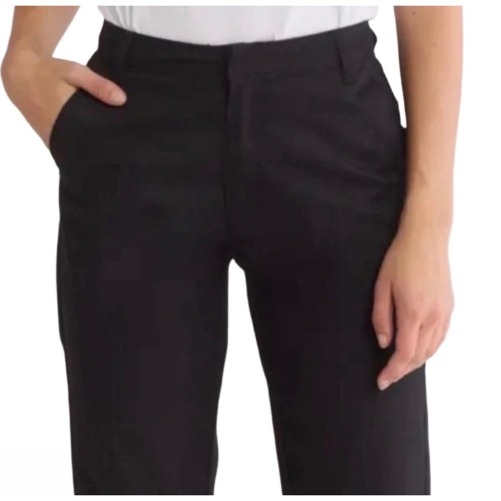 NWT Volcom So Chickie High Rise Cropped Pants Black Womens 24 25 - Picture 3 of 7